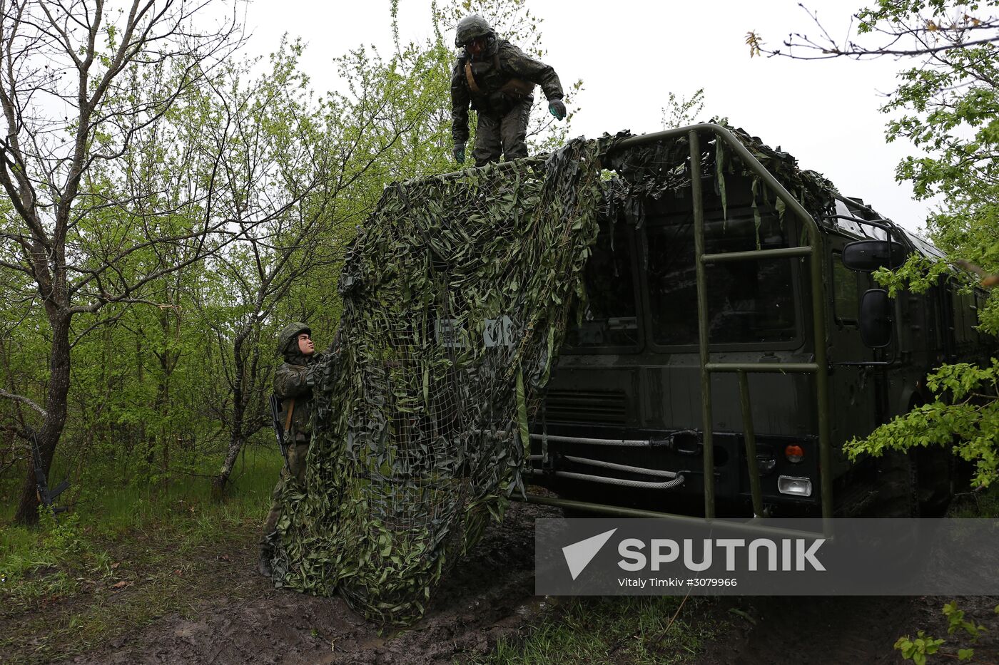 Command post drill with Southern Military District's missile units