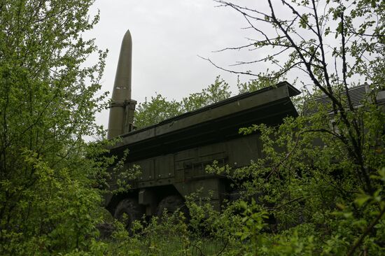 Command post drill with Southern Military District's missile units