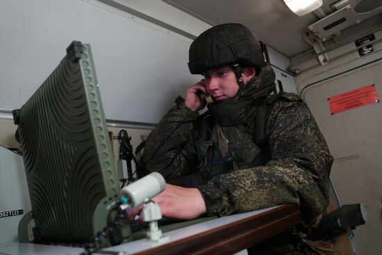 Command post drill with Southern Military District's missile units