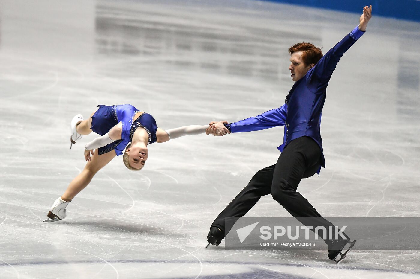 Figure skating. 2017 World Team Trophy. Pairs. Free program