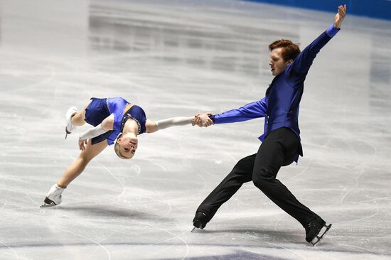 Figure skating. 2017 World Team Trophy. Pairs. Free program