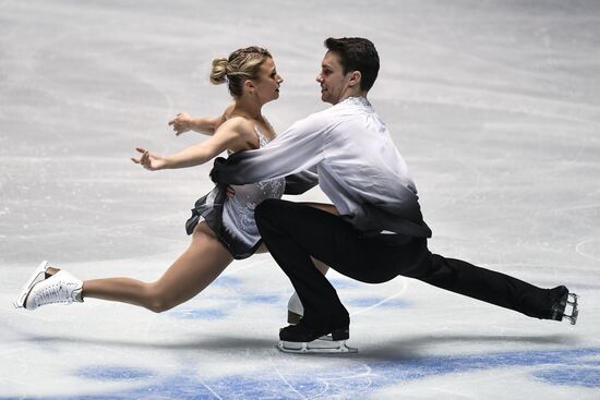 Figure skating. 2017 World Team Trophy. Pairs. Free program