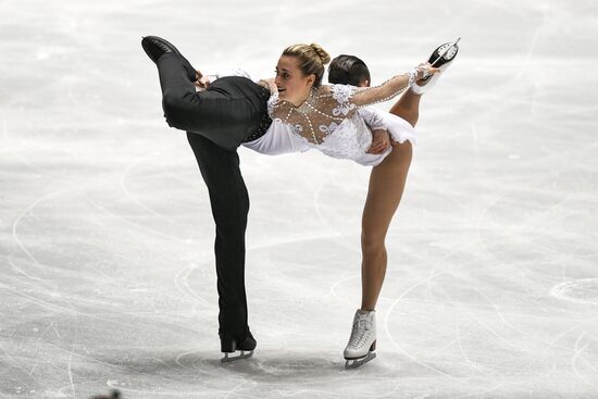 Figure skating. 2017 World Team Trophy. Pairs. Free program