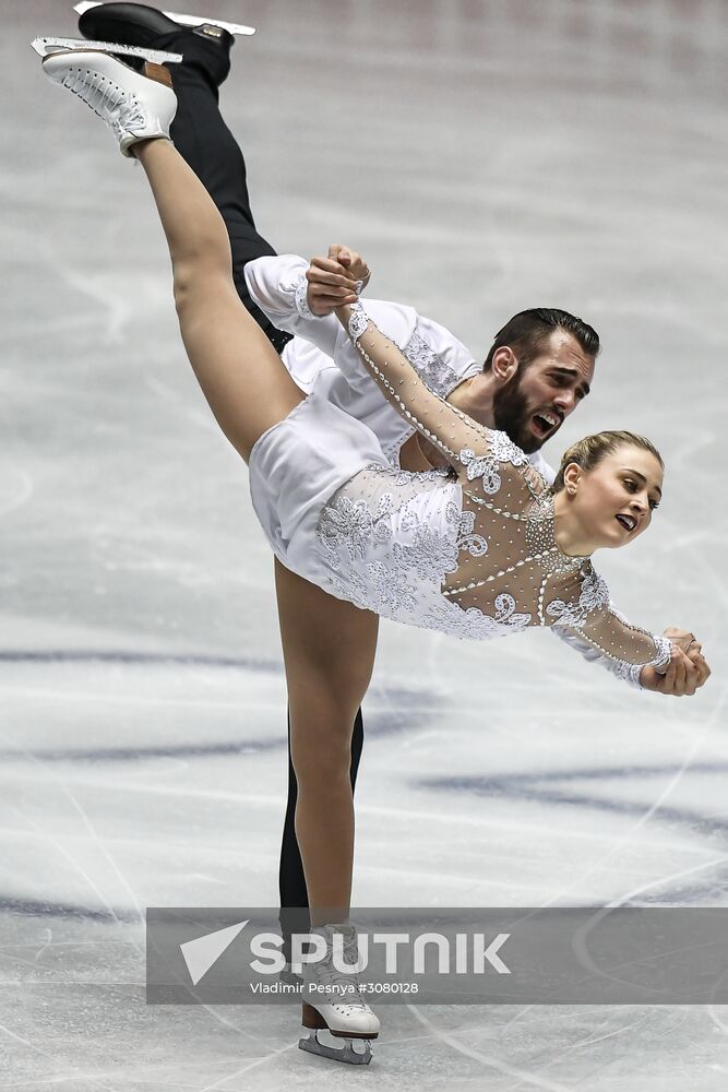 Figure skating. 2017 World Team Trophy. Pairs. Free program