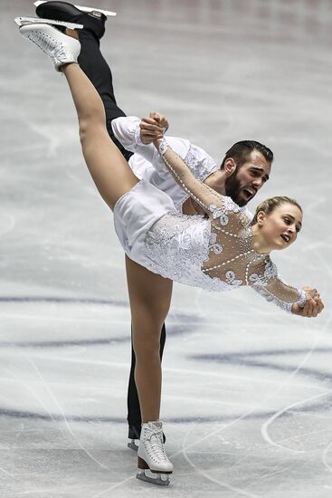 Figure skating. 2017 World Team Trophy. Pairs. Free program