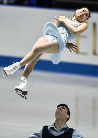 Figure skating. 2017 World Team Trophy. Pairs. Free program