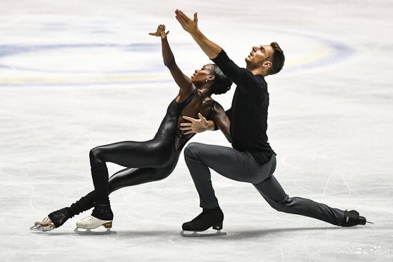 Figure skating. 2017 World Team Trophy. Pairs. Free program