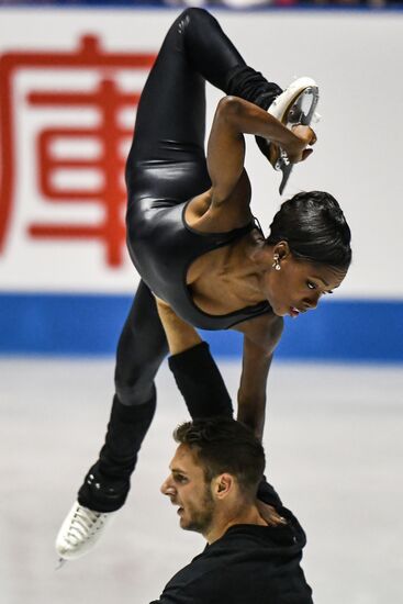 Figure skating. 2017 World Team Trophy. Pairs. Free program