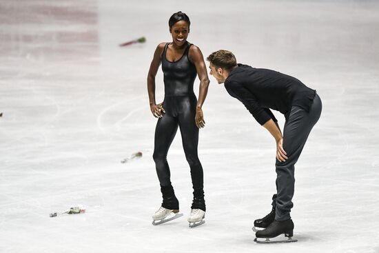 Figure skating. 2017 World Team Trophy. Pairs. Free program