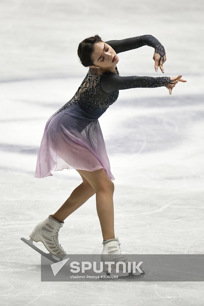 Figure skating. 2017 World Team Trophy. Ladies. Free program