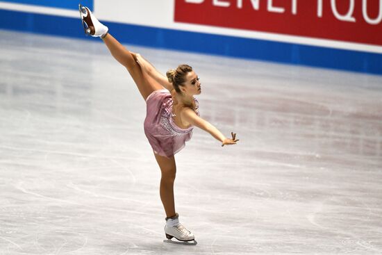 Figure skating. 2017 World Team Trophy. Ladies. Free program