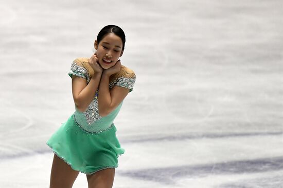 Figure skating. 2017 World Team Trophy. Ladies. Free program