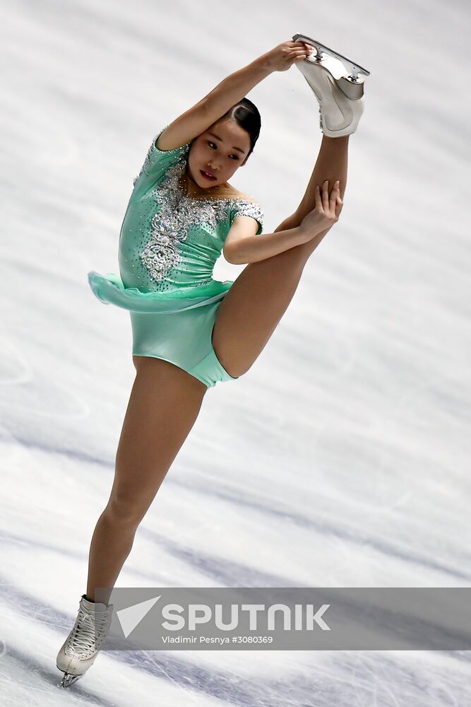 Figure skating. 2017 World Team Trophy. Ladies. Free program