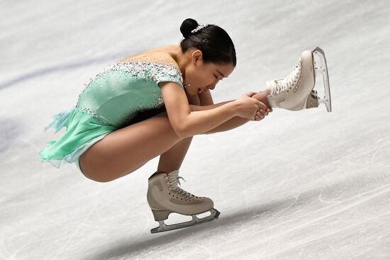 Figure skating. 2017 World Team Trophy. Ladies. Free program