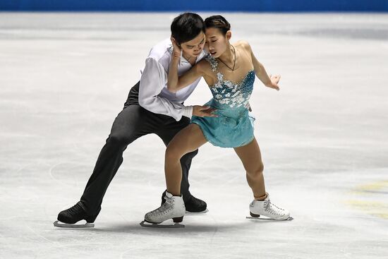 Figure skating. 2017 World Team Trophy. Pairs. Free program