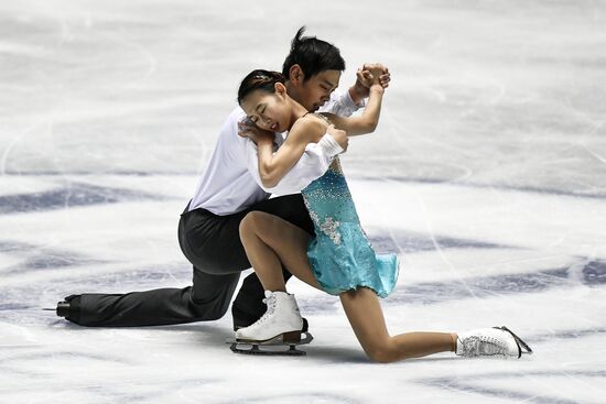 Figure skating. 2017 World Team Trophy. Pairs. Free program