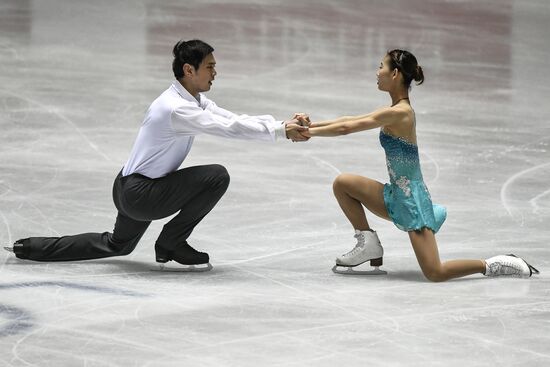 Figure skating. 2017 World Team Trophy. Pairs. Free program