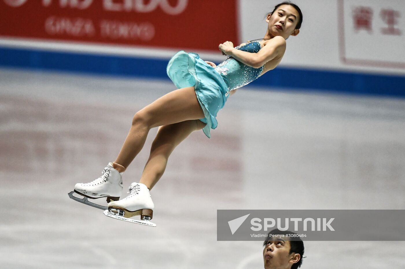 Figure skating. 2017 World Team Trophy. Pairs. Free program