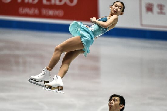 Figure skating. 2017 World Team Trophy. Pairs. Free program