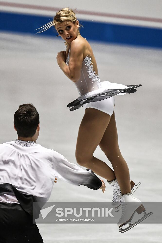 Figure skating. 2017 World Team Trophy. Pairs. Free program