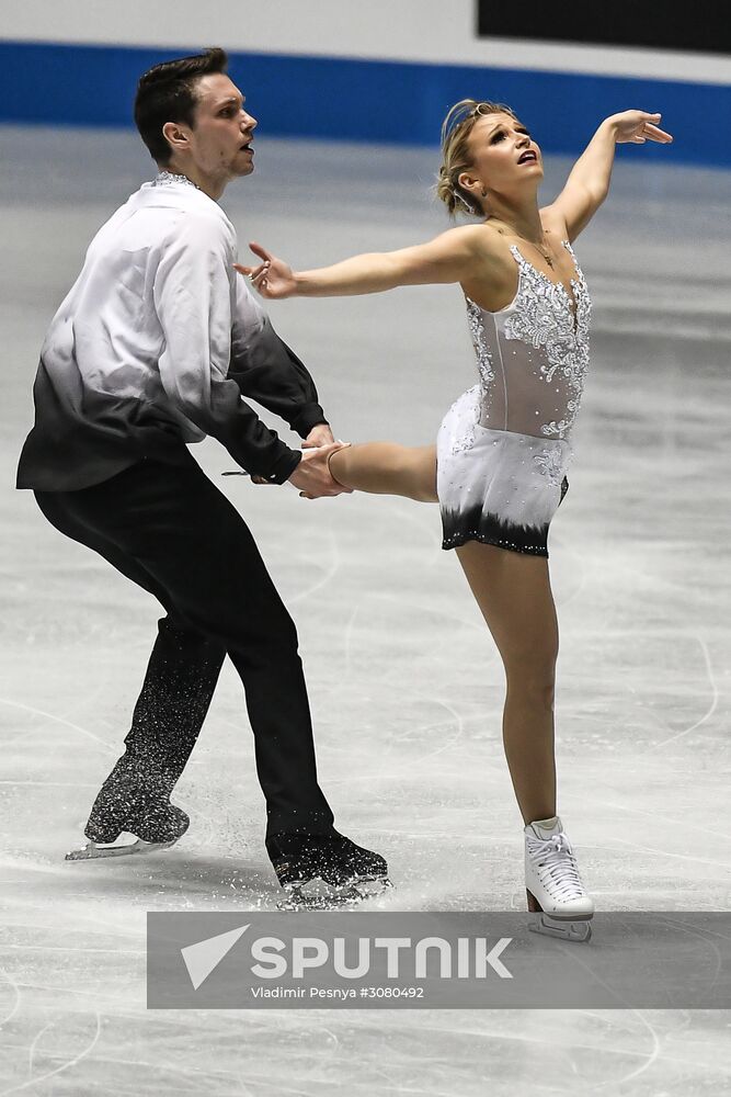 Figure skating. 2017 World Team Trophy. Pairs. Free program