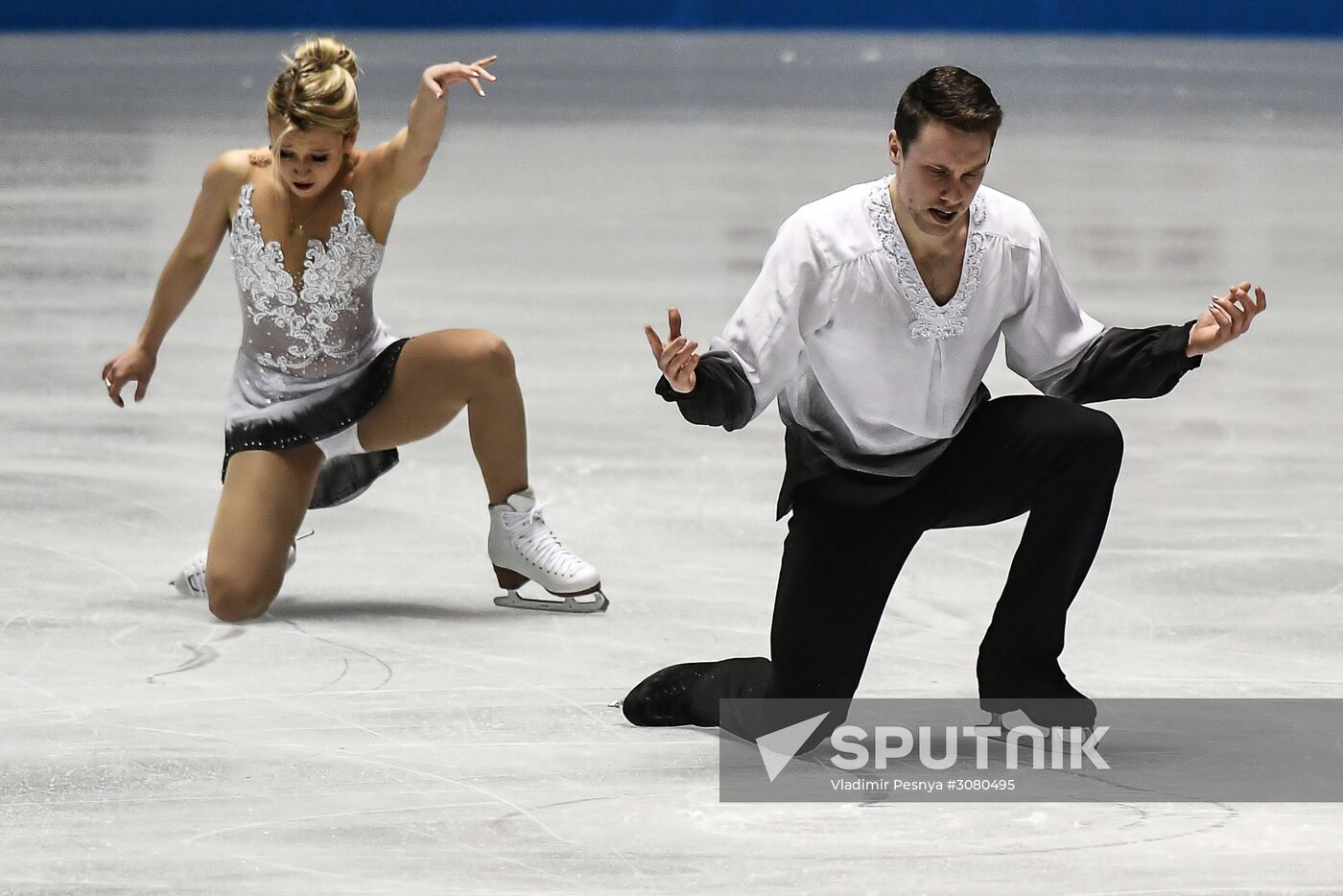 Figure skating. 2017 World Team Trophy. Pairs. Free program