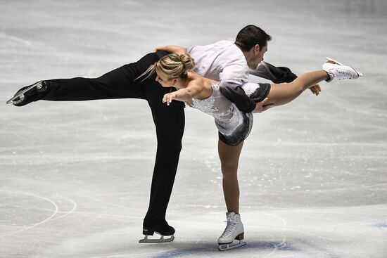 Figure skating. 2017 World Team Trophy. Pairs. Short program