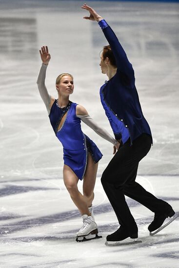 Figure skating. 2017 World Team Trophy. Pairs. Free program