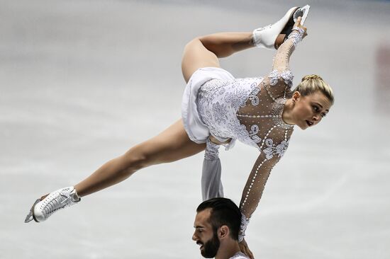 Figure skating. 2017 World Team Trophy. Pairs. Free program