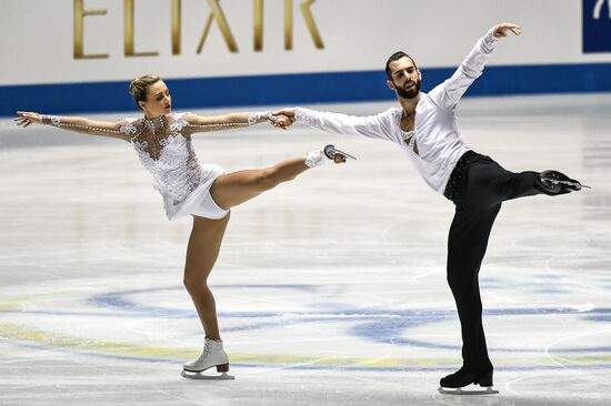 Figure skating. 2017 World Team Trophy. Pairs. Free program