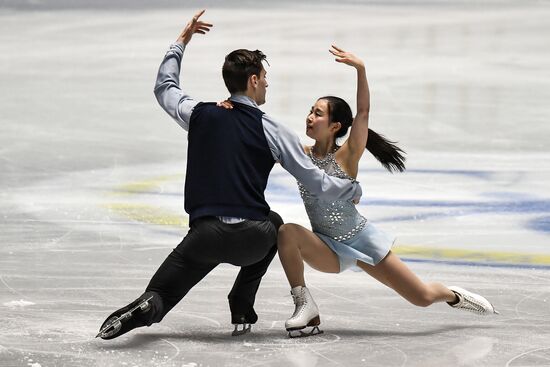 Figure skating. 2017 World Team Trophy. Pairs. Free program