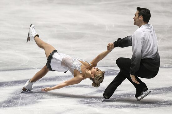 Figure skating. 2017 World Team Trophy. Pairs. Free program