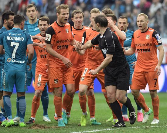 Russian Football Premier League. Zenit vs. Ural