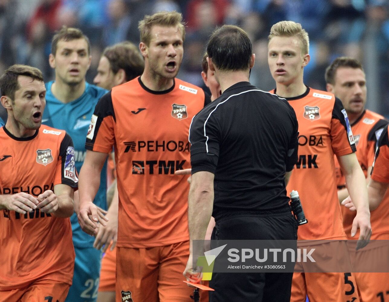 Russian Football Premier League. Zenit vs. Ural
