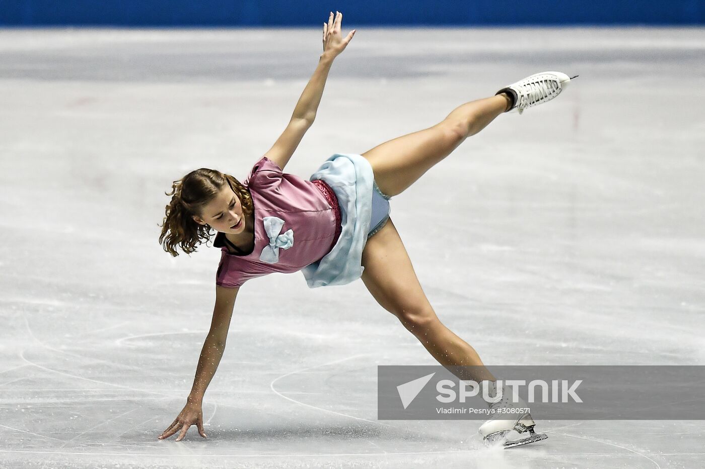 Figure skating. 2017 World Team Trophy. Ladies. Free program