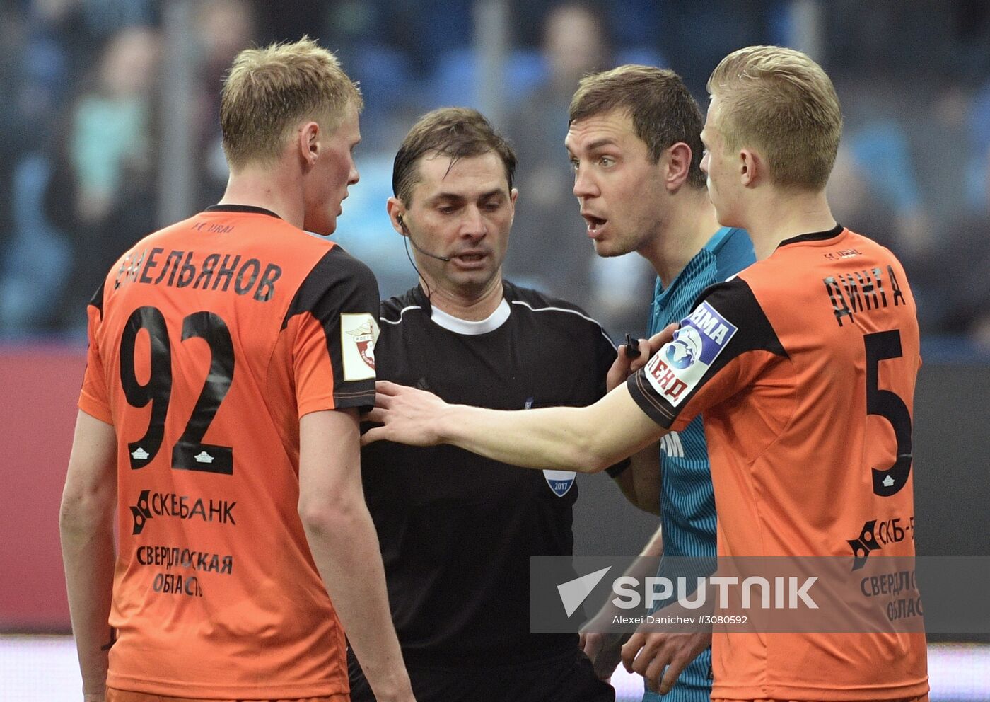 Russian Football Premier League. Zenit vs. Ural