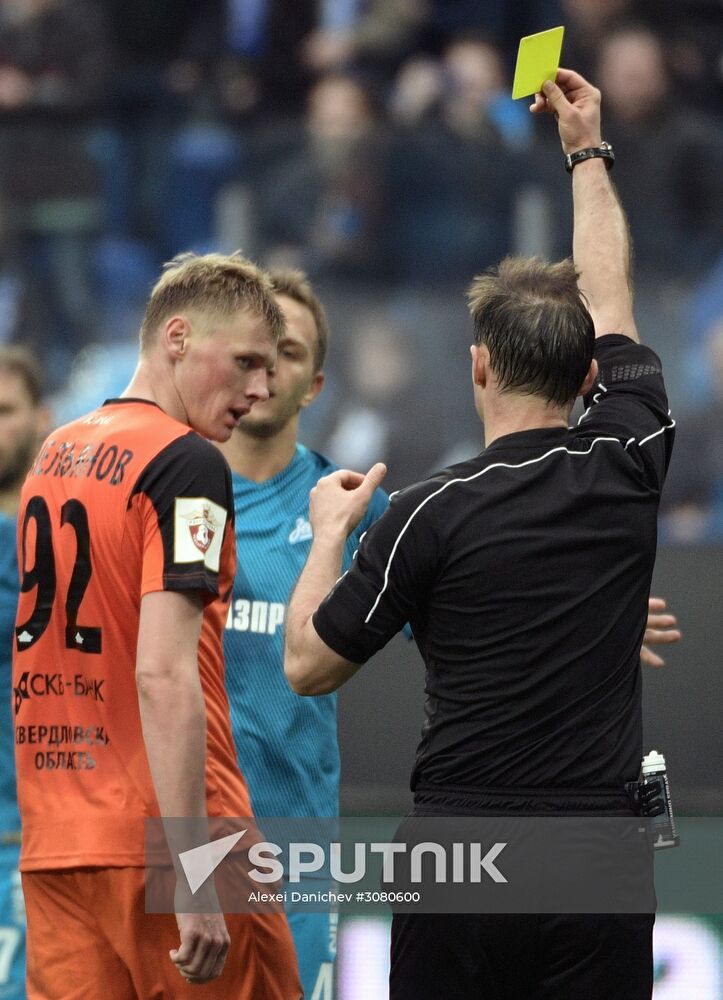 Russian Football Premier League. Zenit vs. Ural