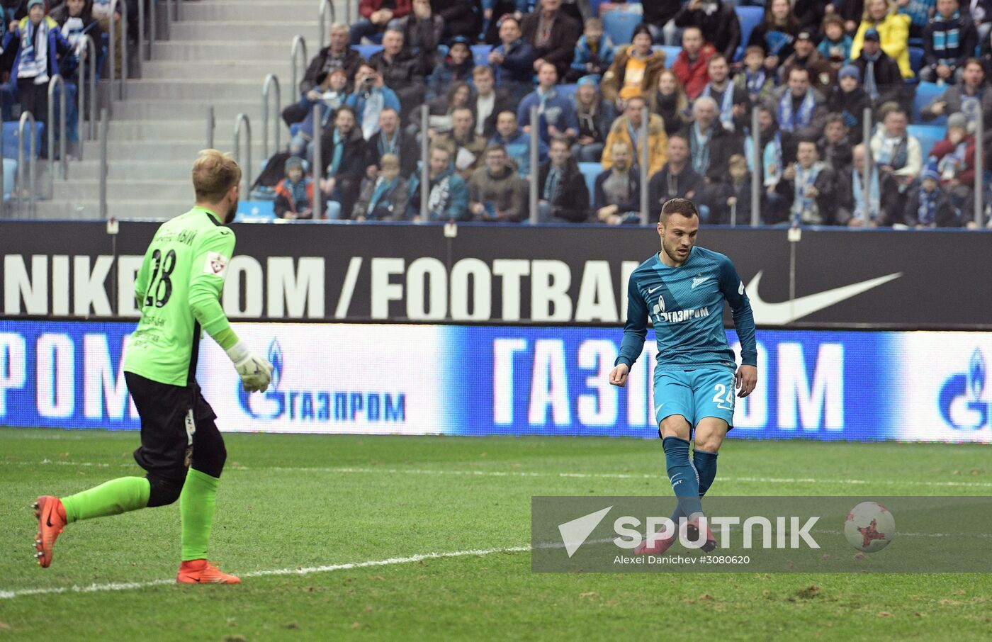 Russian Football Premier League. Zenit vs. Ural