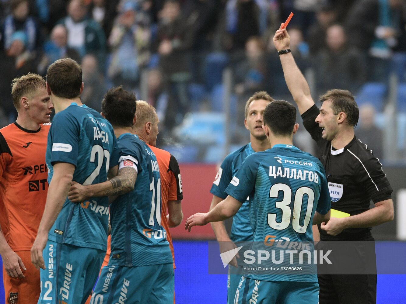 Russian Football Premier League. Zenit vs. Ural