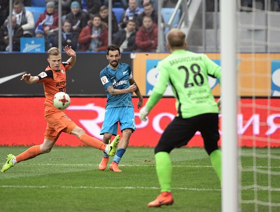 Russian Football Premier League. Zenit vs. Ural