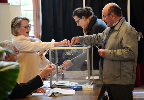 First round of French presidential election