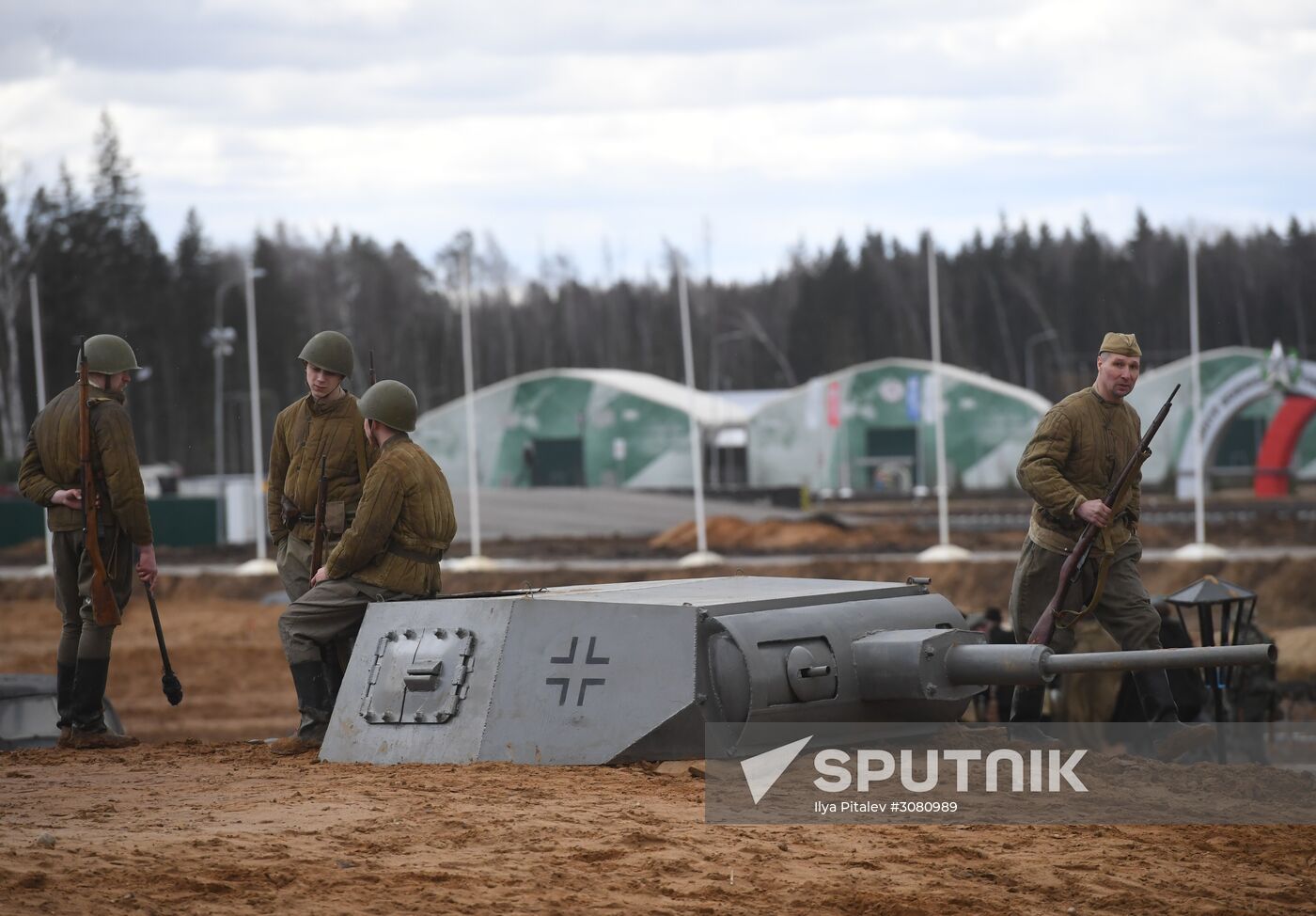 The Battle of Berlin military historical re-enactment