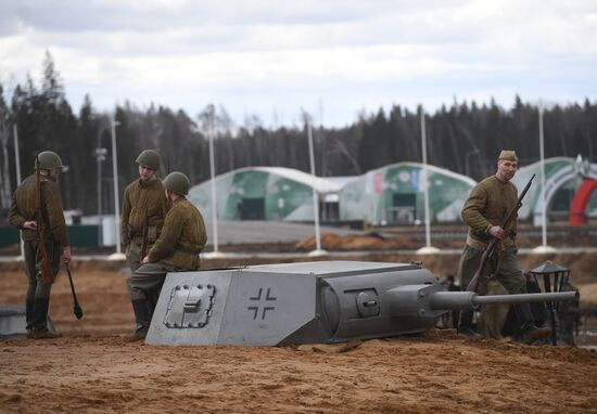 The Battle of Berlin military historical re-enactment