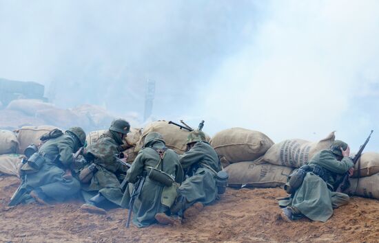 The Battle of Berlin military historical re-enactment