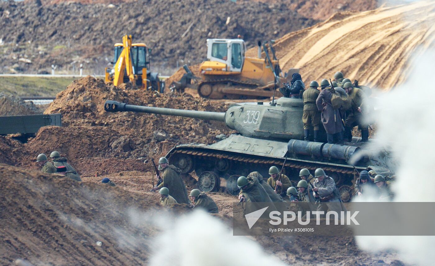 The Battle of Berlin military historical re-enactment