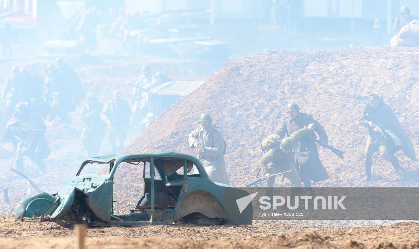 The Battle of Berlin military historical re-enactment