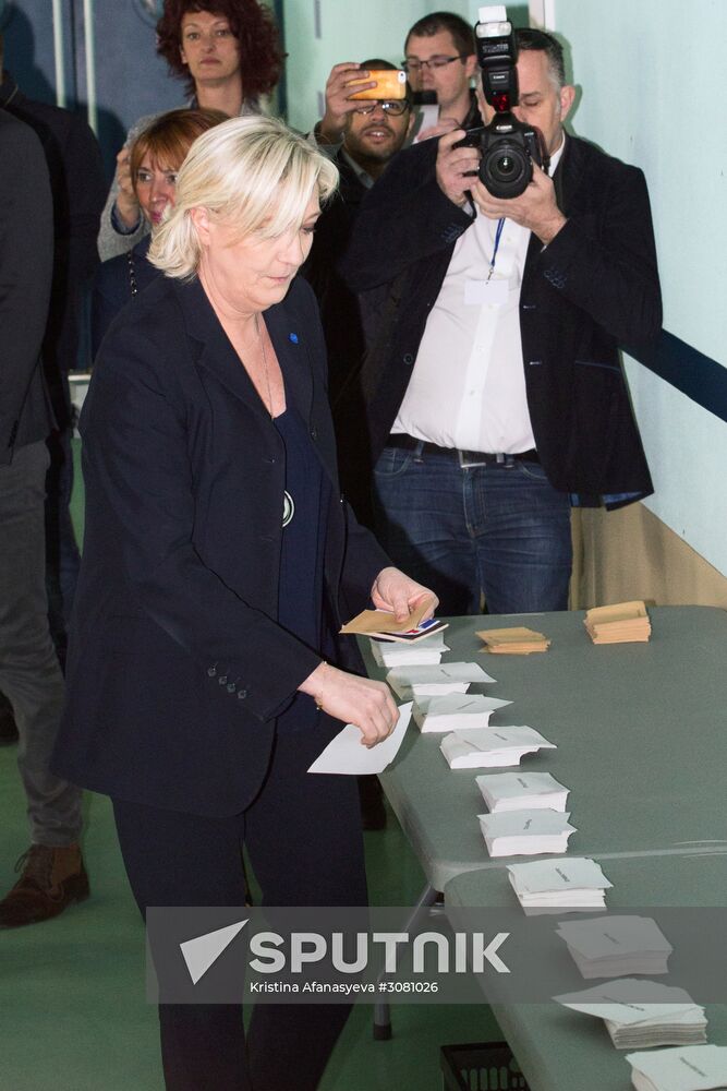 First round of French presidential election