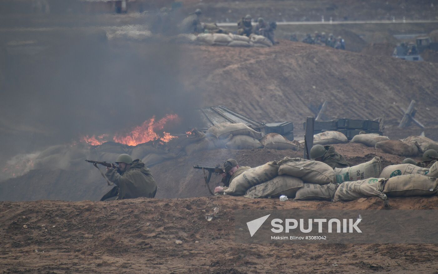 The Battle of Berlin military historical re-enactment