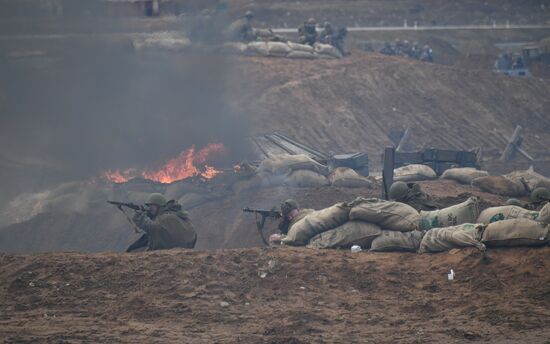 The Battle of Berlin military historical re-enactment