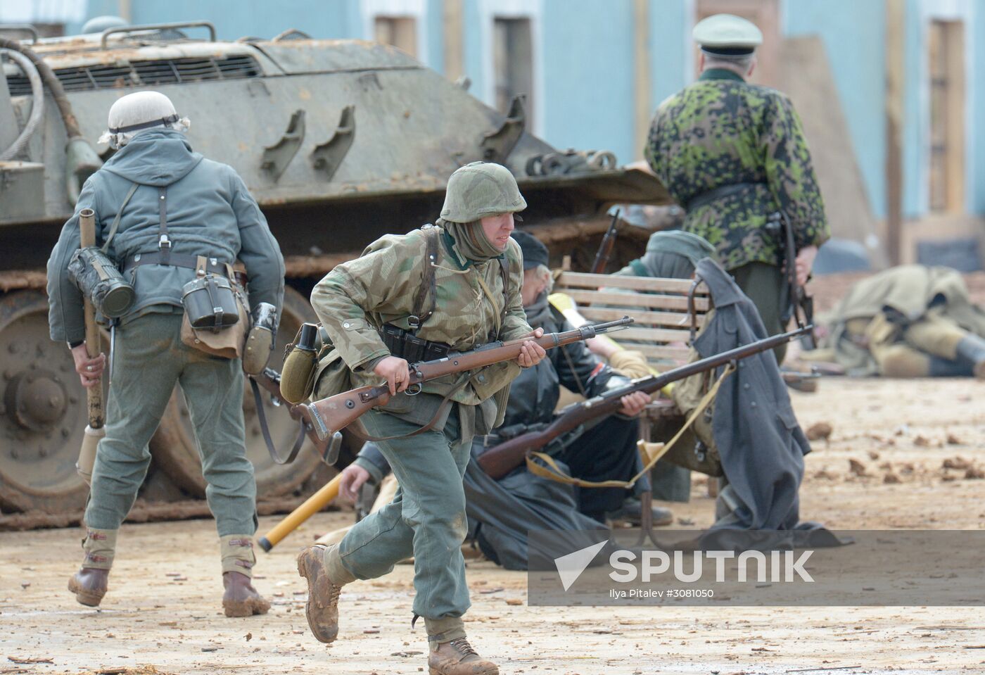 The Battle of Berlin military historical re-enactment